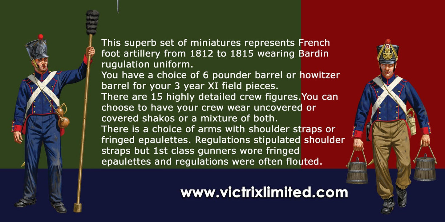 Victrix: French Napolonic Foot Artillery 1812 to 1815