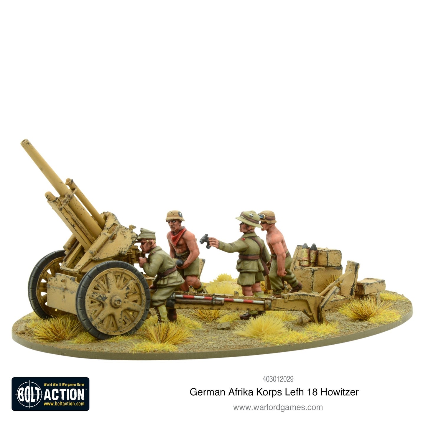 Bolt Action: Germany- Afrika Korps LeFH 10.5cm Medium Artillery