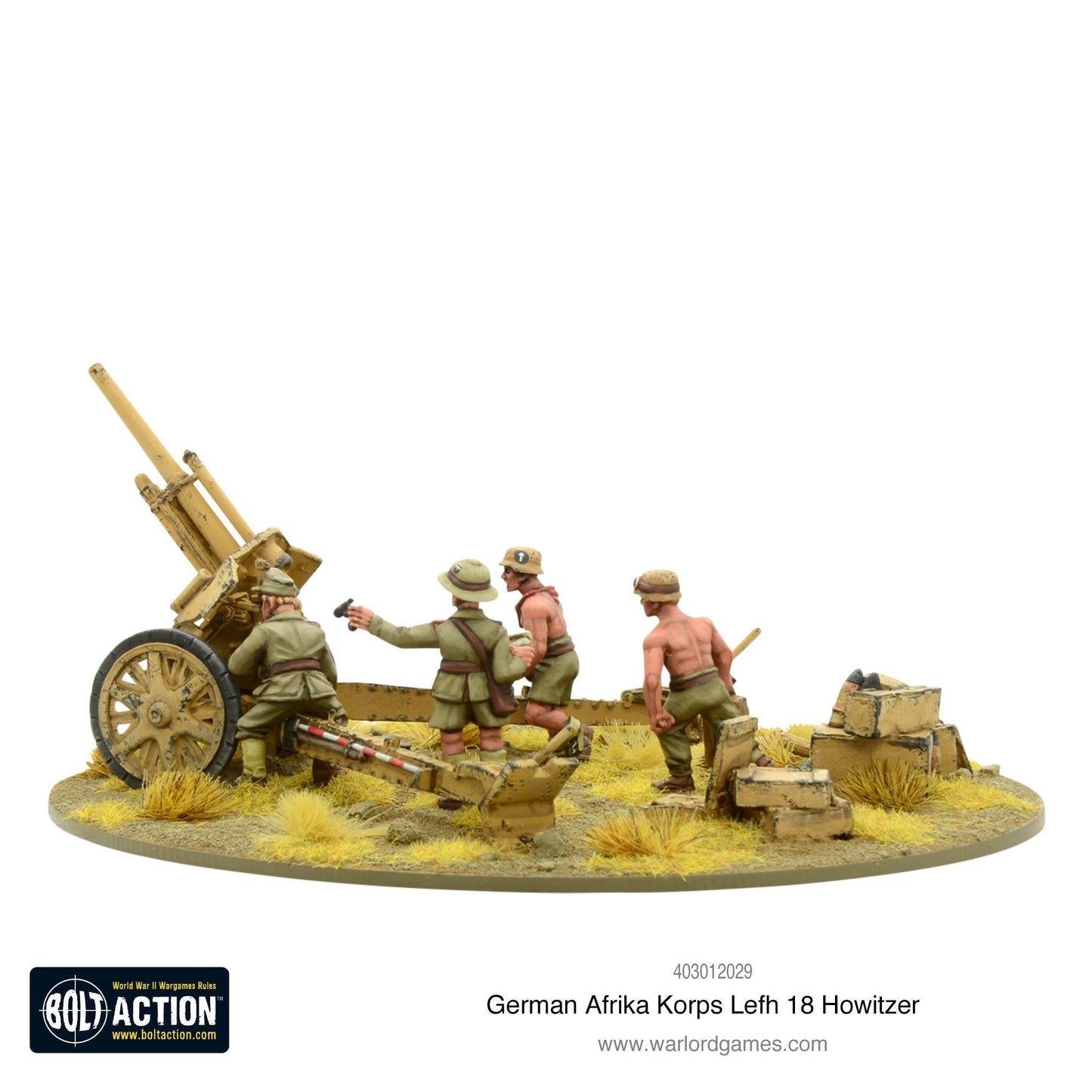 Bolt Action: Germany- Afrika Korps LeFH 10.5cm Medium Artillery