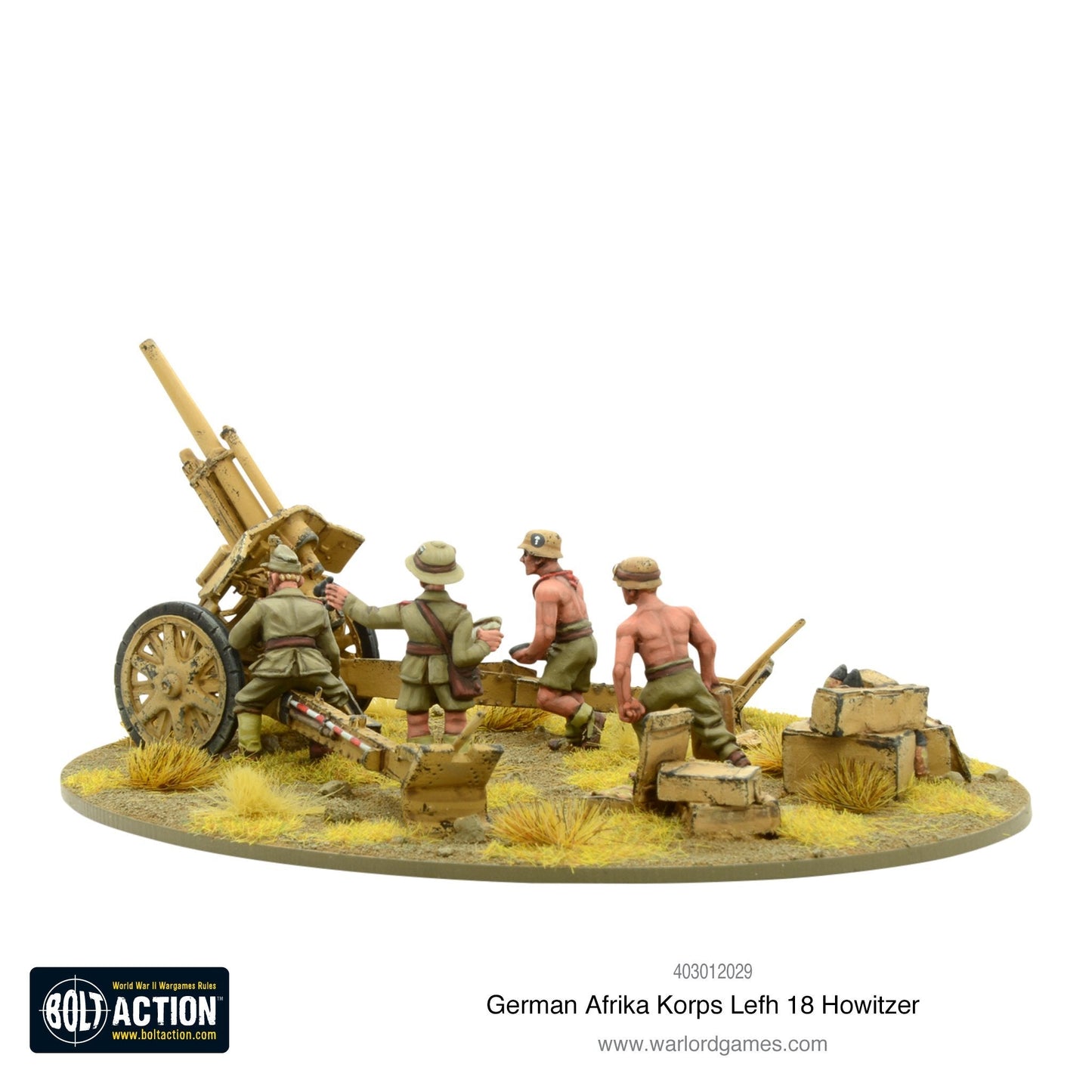 Bolt Action: Germany- Afrika Korps LeFH 10.5cm Medium Artillery