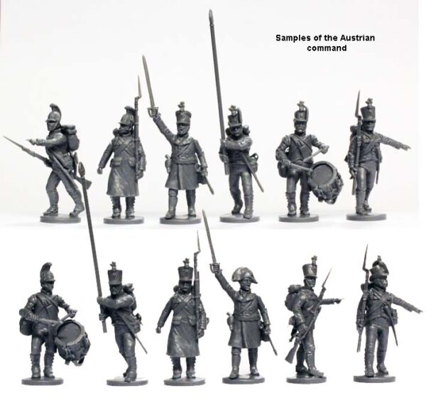 Perry Miniatures: AN 40 Napoleonic Austrian ‘German’ Infantry