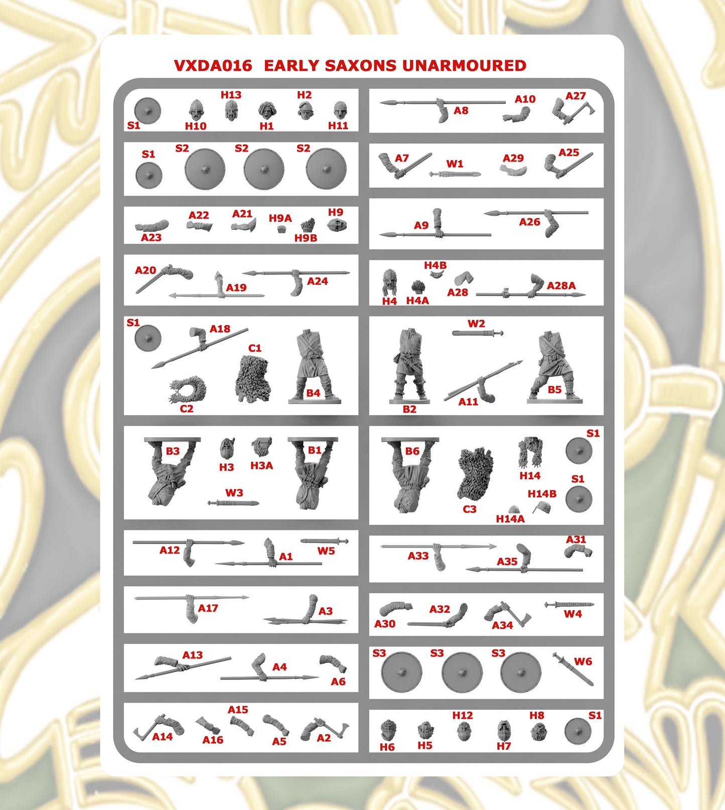 Victrix: Early Saxon Unarmored Warriors