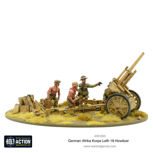 Bolt Action: Germany- Afrika Korps LeFH 10.5cm Medium Artillery