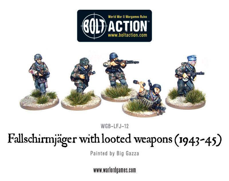 Bolt Action: Germany Fallschirmjager with looted weapons (1943-45)